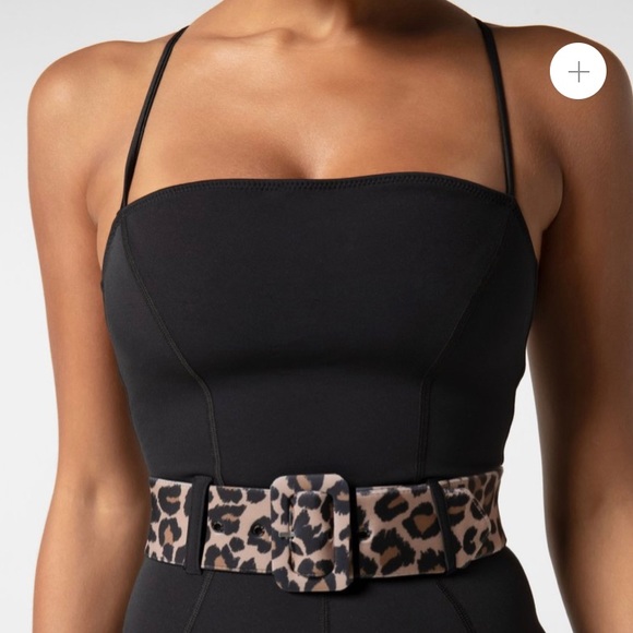 GIGI C Eloise Catsuit with Leopard Belt - Picture 2 of 5